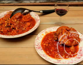 Osso buco à la toscane aux haricots blancs