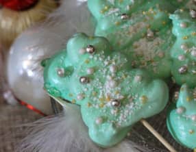 Meringues de Noël enneigées