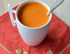 Soupe aux deux poivrons