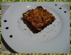 Tarte aux courgettes sans pâte
