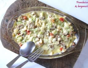 Gratin de ravioles aux Noix Saint Jacques