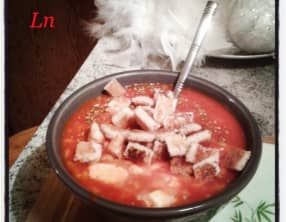 La soupizza , une soupe gout pizza