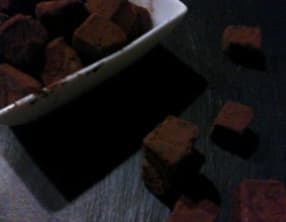 Truffes végétales au chocolat aux notes d’agrumes