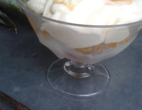 Tiramisu ananas, vanille et fruit de la passion