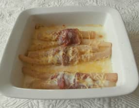 Salsifis au jambon cru fumé