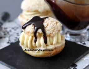 Profiteroles crème vanille