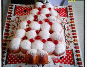 le sapin de noel en pain au lait