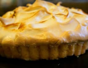 Tarte à l'orange meringuée, façon cheesecake