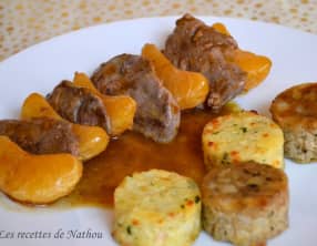 Filets de canard aux mandarines, sauce balsamique