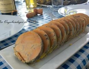 Foie gras à la crème de pêche