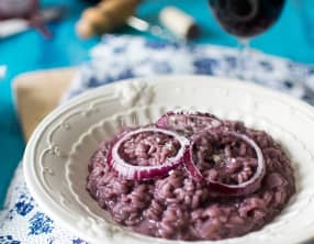 Risotto de vin rouge