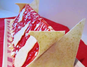 Bûche framboise et mangue