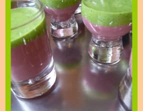 Mousse de betterave au thon et son émulsion de persil