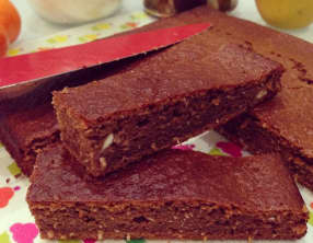 Gâteau chocolat, coco et ricotta