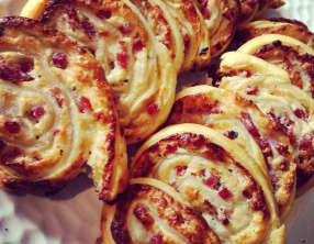 Feuilletés fromage et Bacon