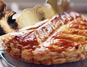Galette des Rois maison au chocolat et aux poires