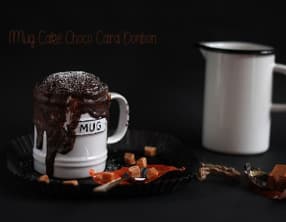Mug Cake Bonbon Caramel et Chocolat