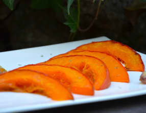 Potimarron rôti au four