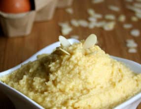 Crème frangipane et crème d'amandes