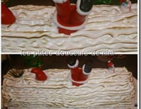 Bûche mousse mascarpone framboise