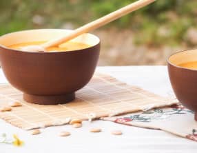 Velouté de potiron, patate douce et épices