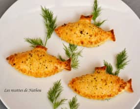 Feuilletés au saumon fumé et fromage frais aux 5 baies