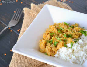 Dhal de lentilles corail