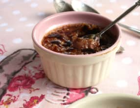 Crèmes au chocolat façon crèmes brûlées