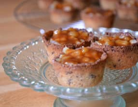 Cookie cups pommes et caramel