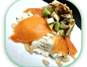 Macédoine Chic et Fromage Blanc Battu