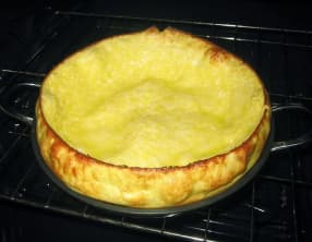 Crêpe soufflée au four