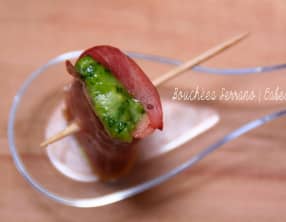 Bouchées Serrano et Cabecou