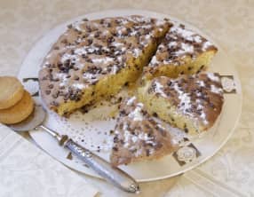 Gâteau au chocolat à la liqueur d'orange et aux sablés bretons