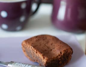 Brownie Chocolat au lait et crème de marron