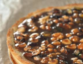 Tarte caramel aux fruits secs