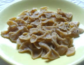 Farfalles ou pâtes papillons maison