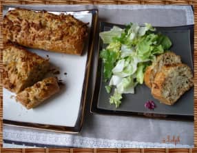 Cake aux oignons frits