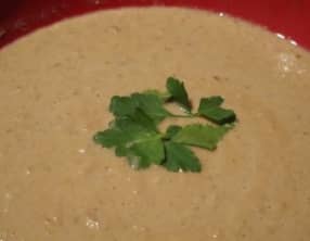 Crème de châtaignes aux cèpes