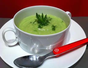 Crème de légumes acidulée