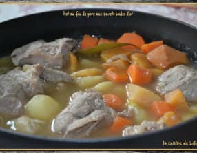 Pot au feu de porc et navets boules d'or