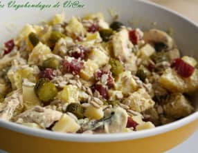 Salade de pommes de terre au Saint Agaûne