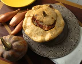 Pâtisson farci au four