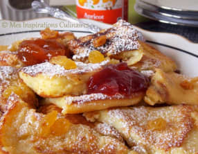 Crêpes autrichiennes aux raisins secs