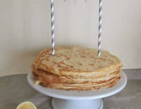 Gâteau de crêpes au lemon curd