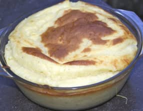 Gratin soufflé de brandade de morue