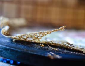 Crêpes galettes bretonnes au beurre de chocolat ou café