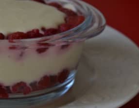 Tiramisu aux framboises