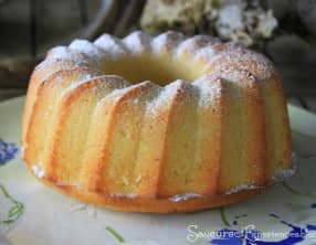 Gâteau au citron, vanille, lait de coco et rhum