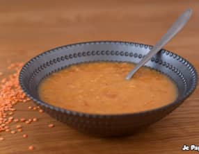 Soupe de lentilles corail