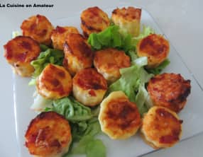 Cannelés pancetta et fromage râpé